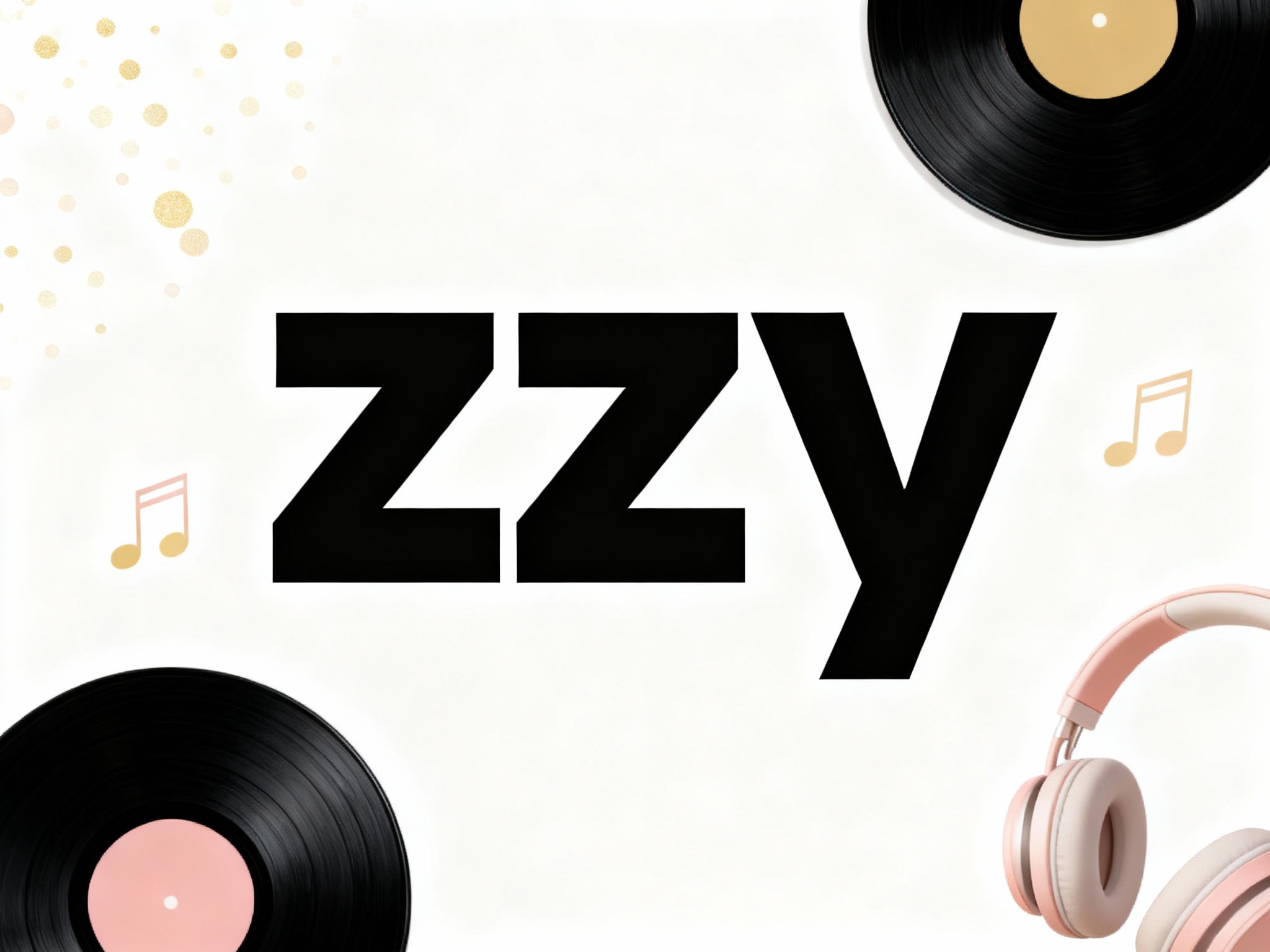设计节日或主题限定海报，自动加入柔金色、浅粉色等点缀色，保持INS温暖感与高级感，LOGO清晰可识别，画面轻松舒适，音乐元素通过黑胶唱片、耳机或音符图案体现。