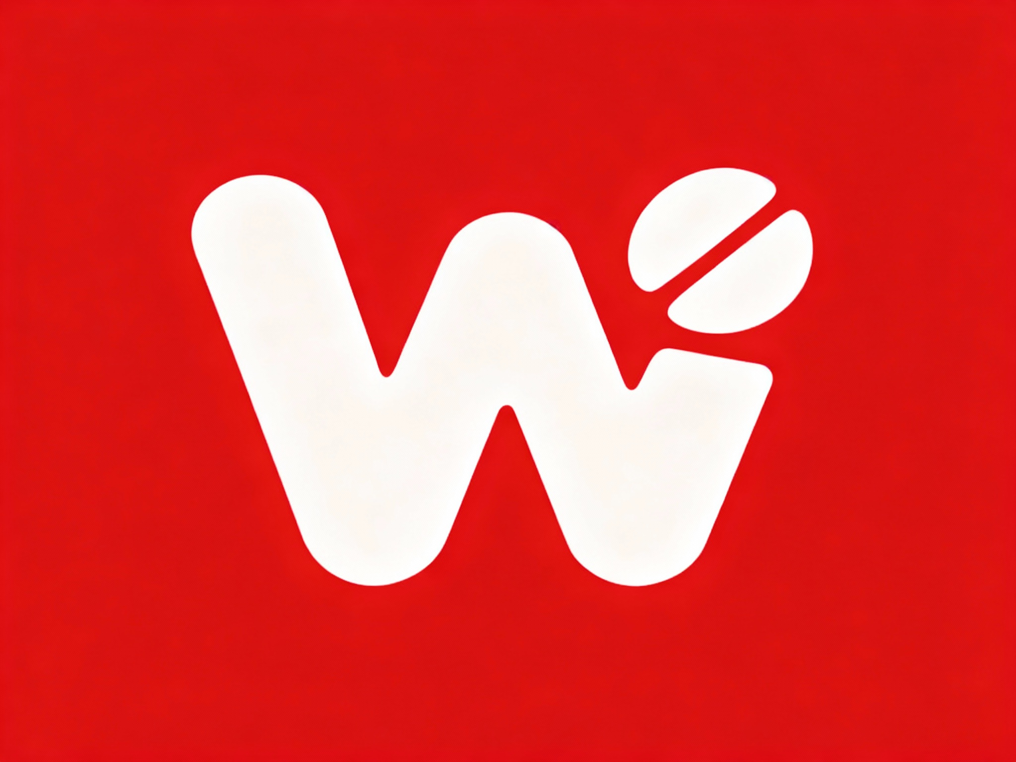 根据（将参考图中的LOGO）和提示词给到的主色调,生成纯色背景的平面LOGO展示,高清分辨率,高细节,背景为#红色,Logo位于画面中央,简洁干净,突出品牌标识性。